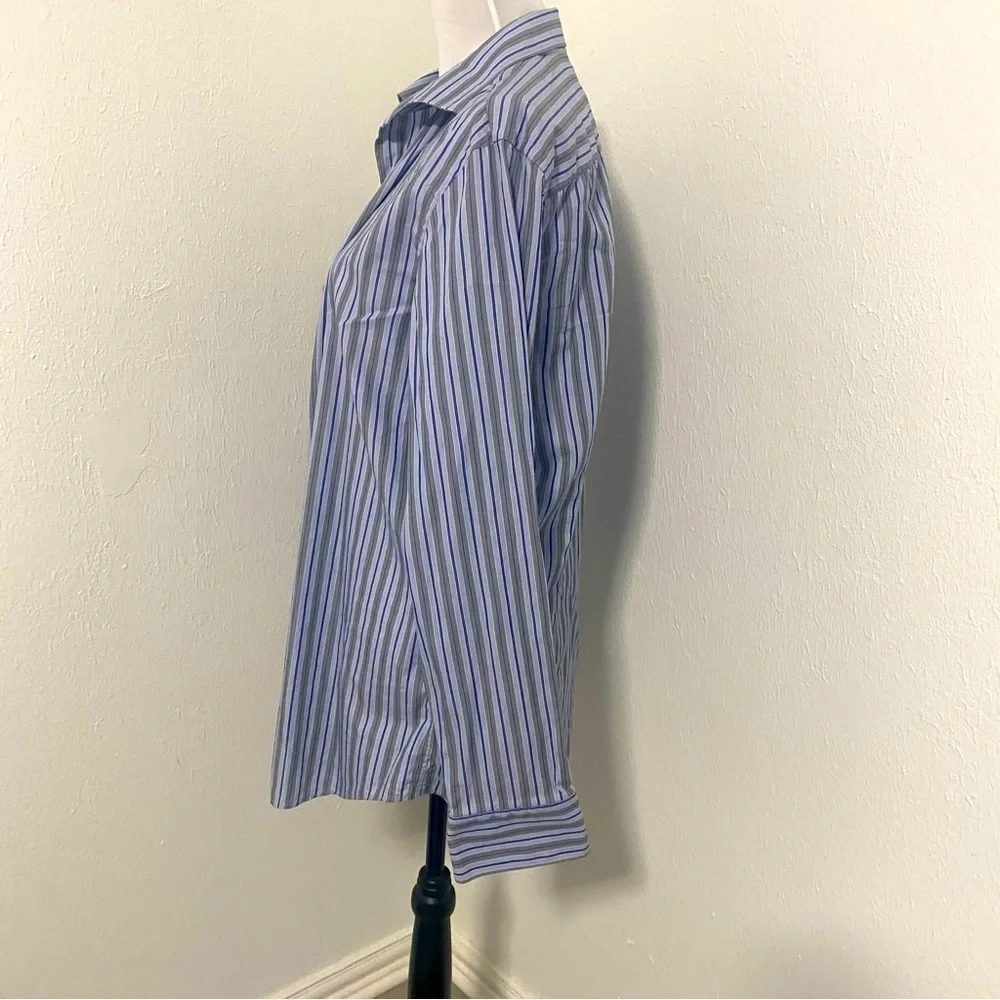 Banana Republic Men’s Slim Fit Long Sleeve Button Down Shirt Woven in Italy Lrg
